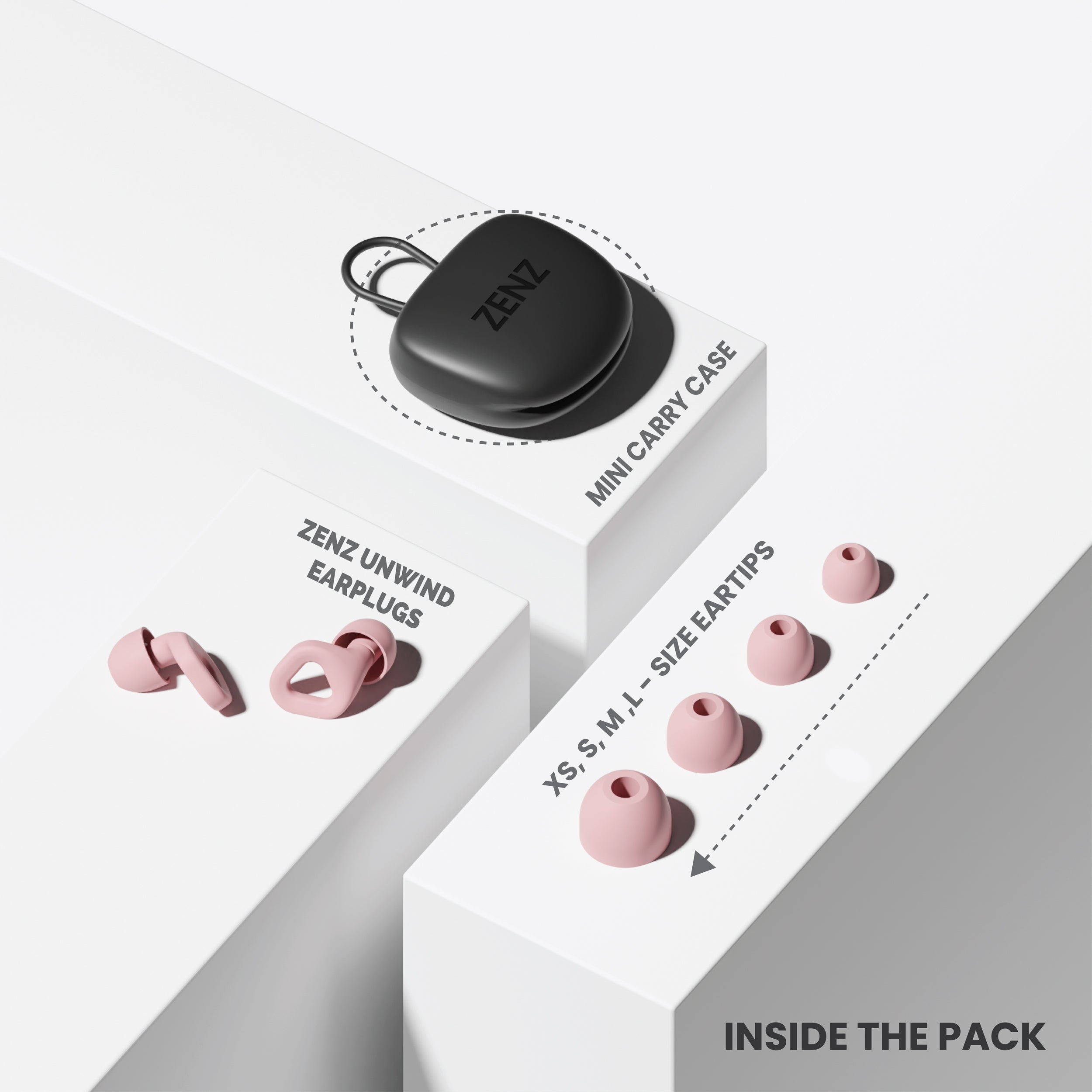ZENZ - Unwind Earplugs - Mystic Pink